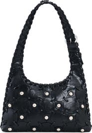 Desigual Studded Faux Leather Shoulder Bag