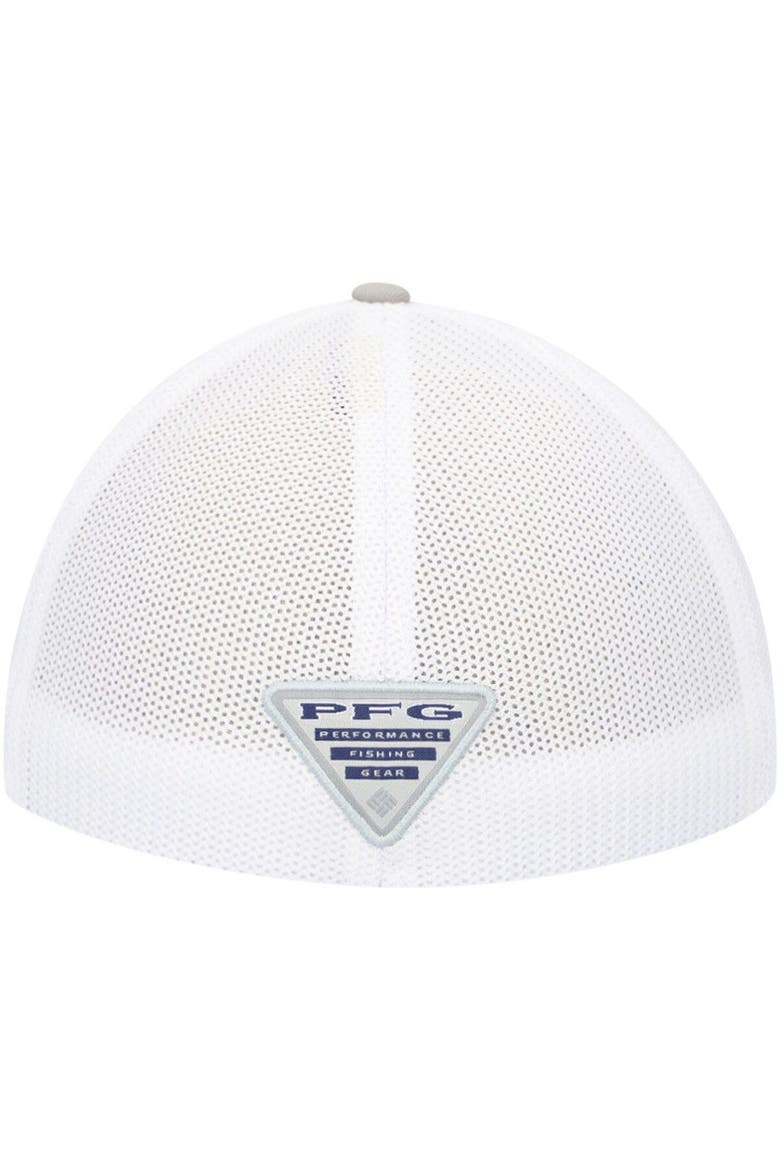 Men's Columbia Gray/White Dallas Cowboys PFG Ball Flex Hat , Alternate, color, Gray