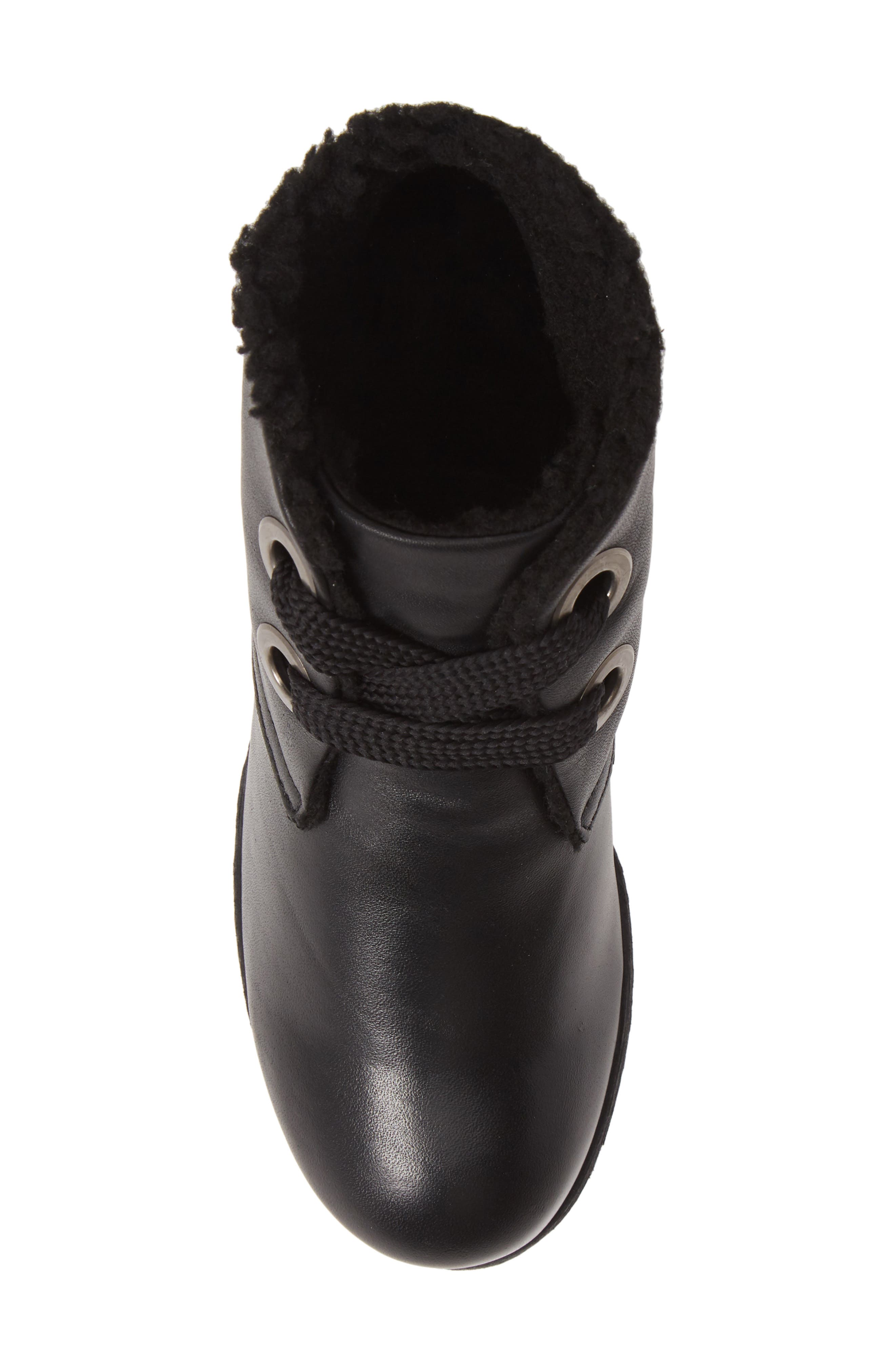 Manx Waterproof Bootie, Alternate, color, BLACK LEATHER