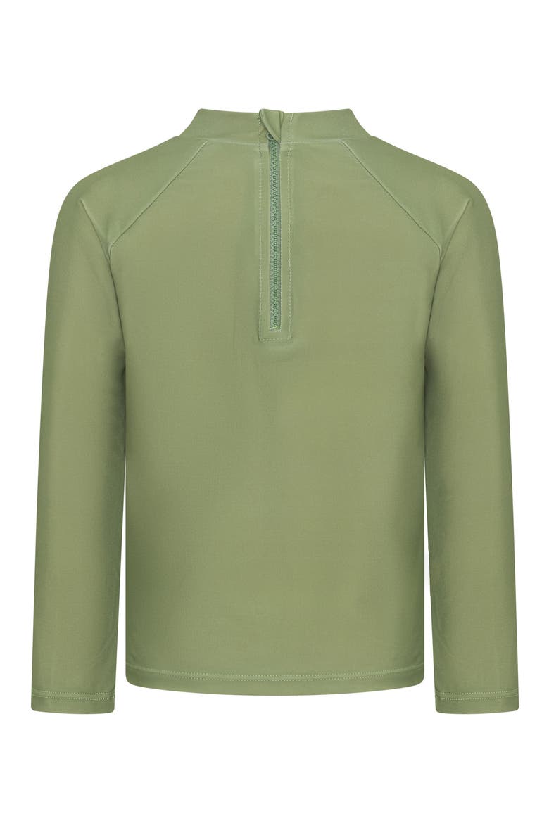 Kids Core Long Sleeve Rashguard, Alternate, color, OLIVE