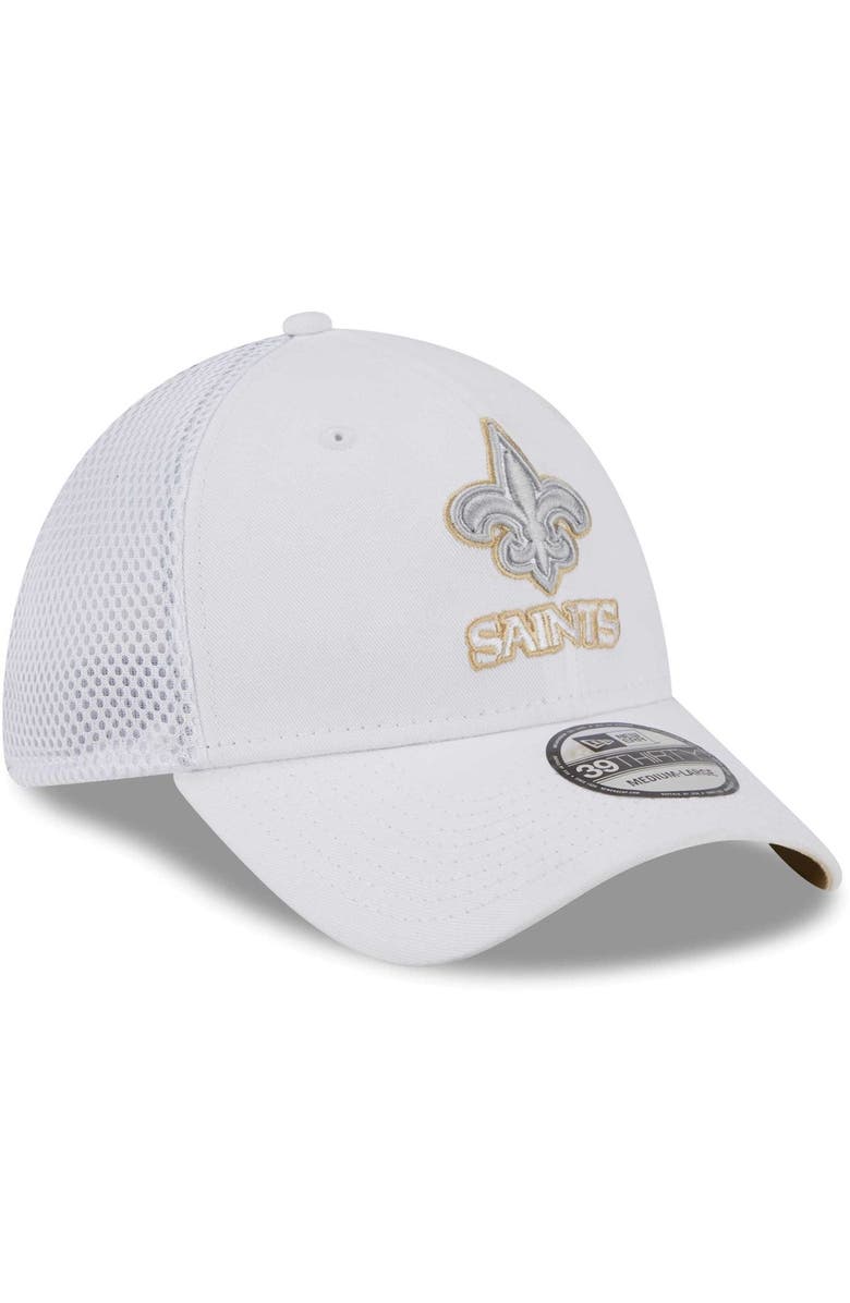 New Era Men's New Era  White New Orleans Saints Neo 39THIRTY Flex Hat, Alternate, color, 