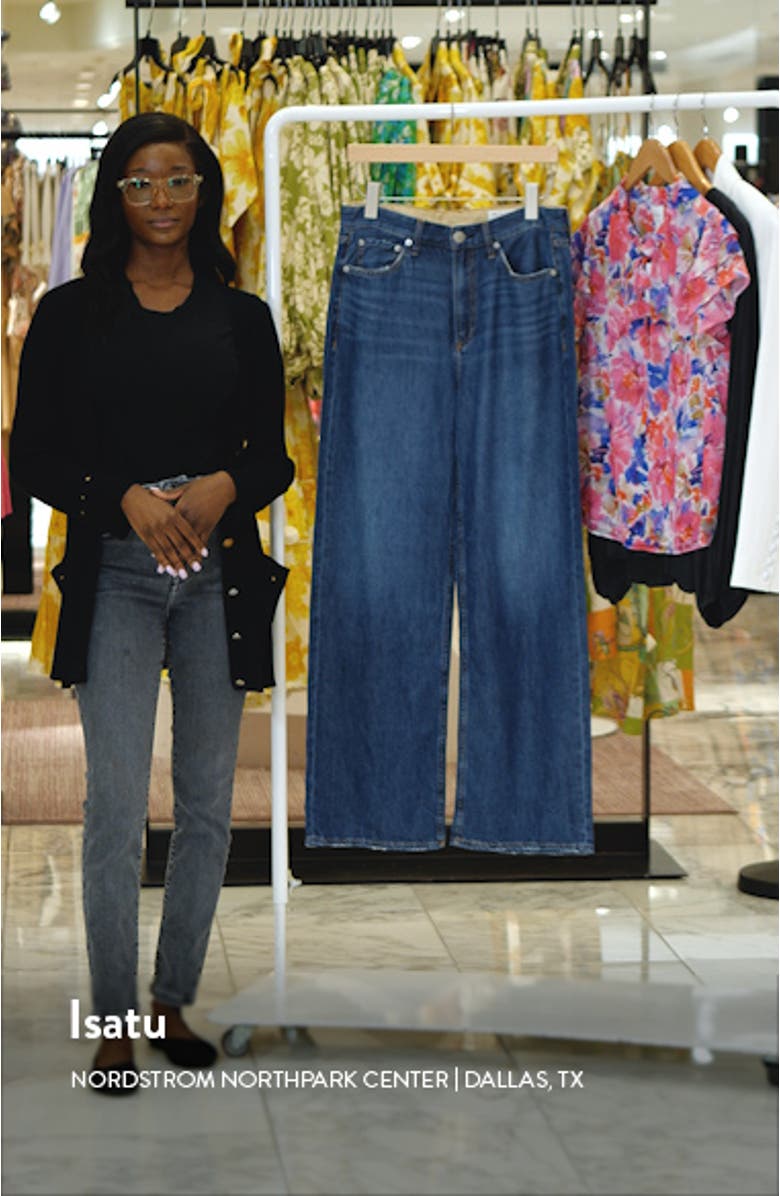 Featherweight Logan Wide Leg Jeans, sales video thumbnail