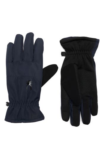 Spyder Insulated Gloves In Black