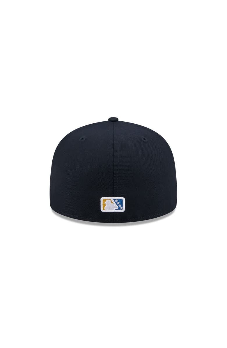 New Era Men's New Era  Navy Myrtle Beach Pelicans Theme Nights 59FIFTY Fitted Hat, Alternate, color, 