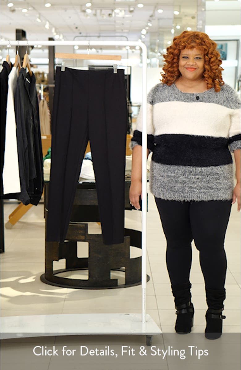 Pintuck Pleat Ponte Pants, sales video thumbnail