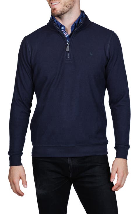 Quarter Zip Cozy Knit Pullover