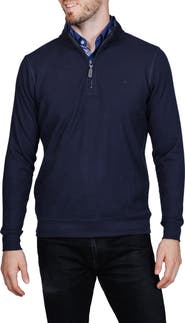 TailorByrd Quarter Zip Cozy Knit Pullover
