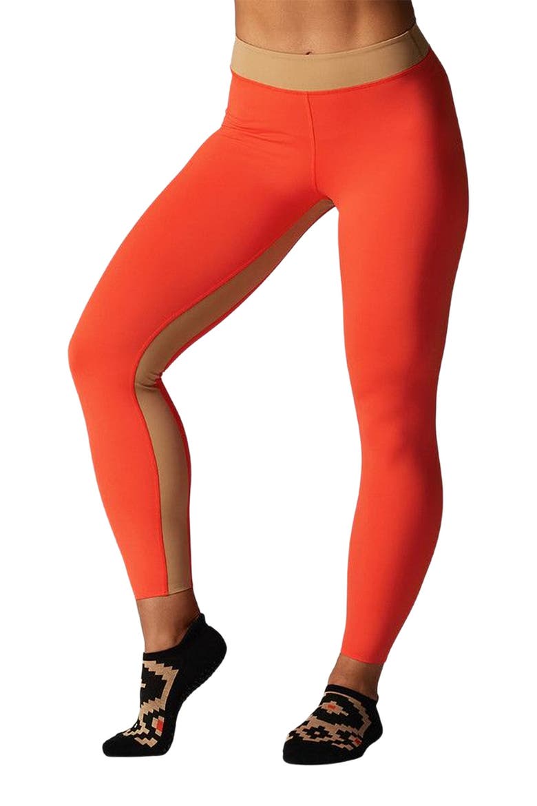 Mid Rise 7/8 Legging, Main, color, MAGMA/CAMEL
