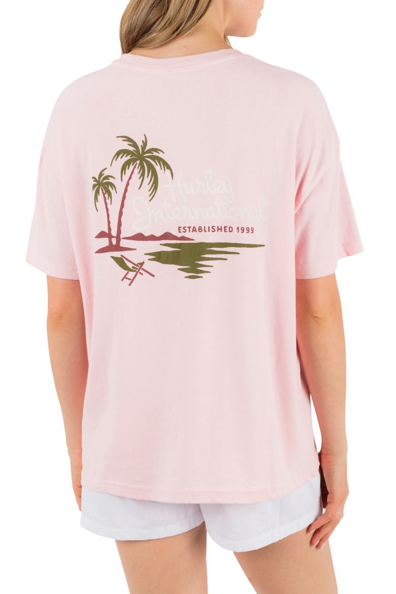 Escapade Boyfriend T-Shirt, Alternate, color, SUNRISE PINK