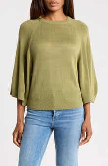 Wide Sleeve Crewneck Sweater