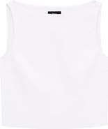 Theory Boat Neck Sleeveless Shell