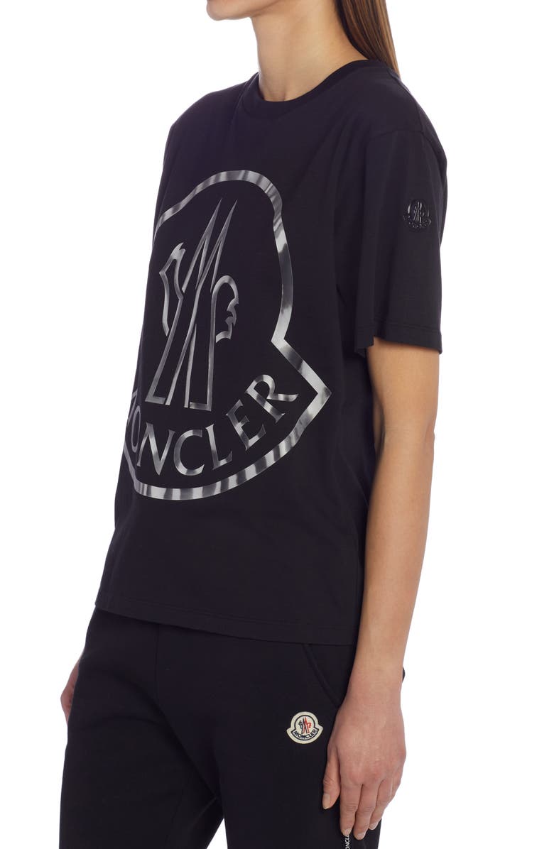 Moncler Oversize Logo Graphic Tee, Alternate, color, 