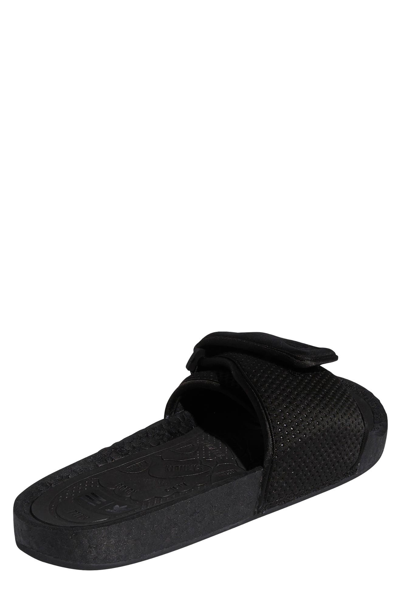 Y-3 adidas x Pharrell Williams Boost Sport Slide Sandal, Alternate, color, CORE BLACK