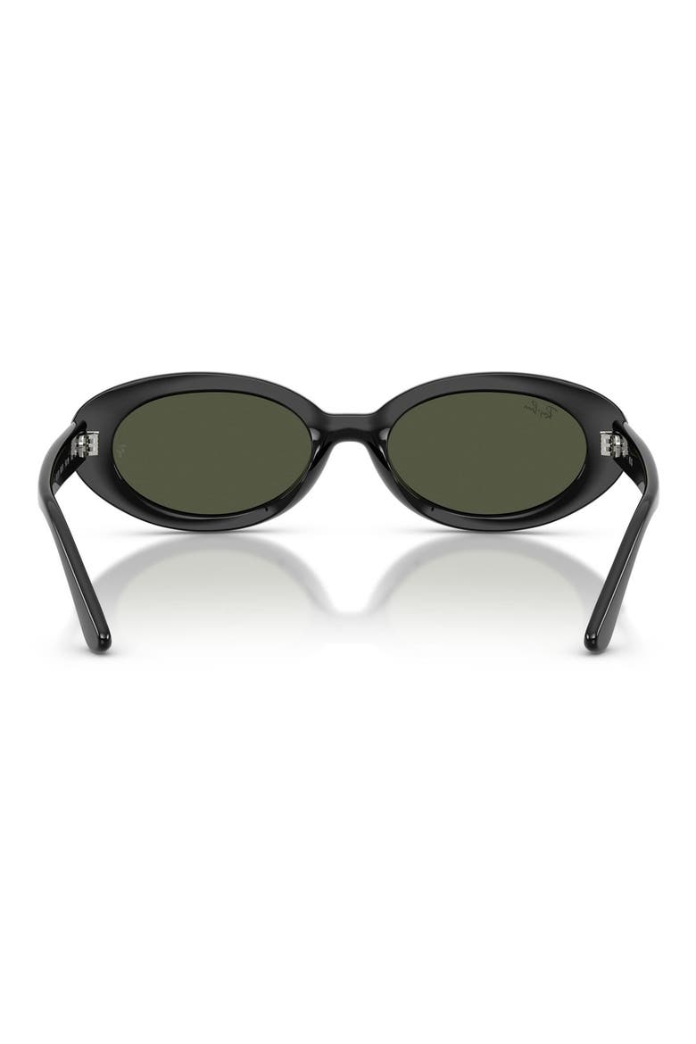 Oval Sunglasses, Alternate, color, BLACK / GREEN