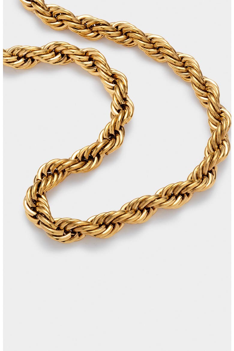 Reine Rope Necklace, Alternate, color, Gold