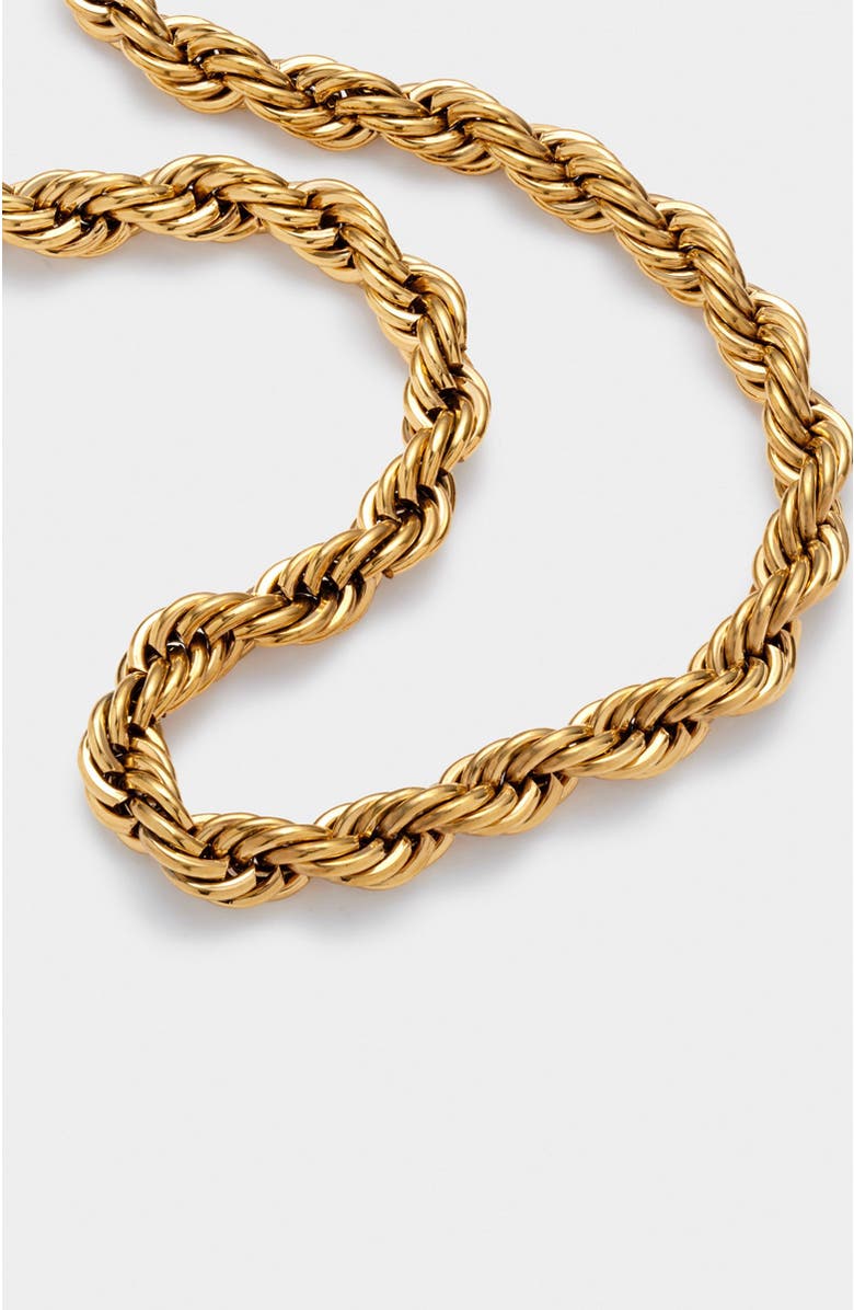 Katie Loxton Reine Rope Necklace, Alternate, color, Gold Coated