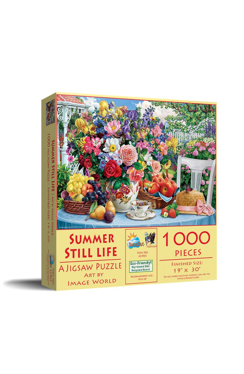Sunsout Summer Still Life 1000 piece Jigsaw Puzzle for Adults, Main, color, Multicolor