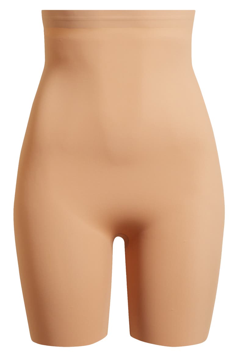 Maxi Sexy High-Bermuda Shaping Shorts, Main, color, MOCHA