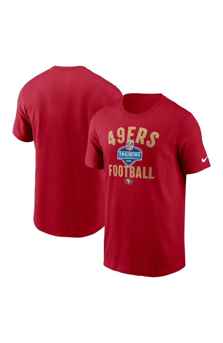 Nike Men's Nike Scarlet San Francisco 49ers 2022 Training Camp Athletic T-Shirt, Main, color, 