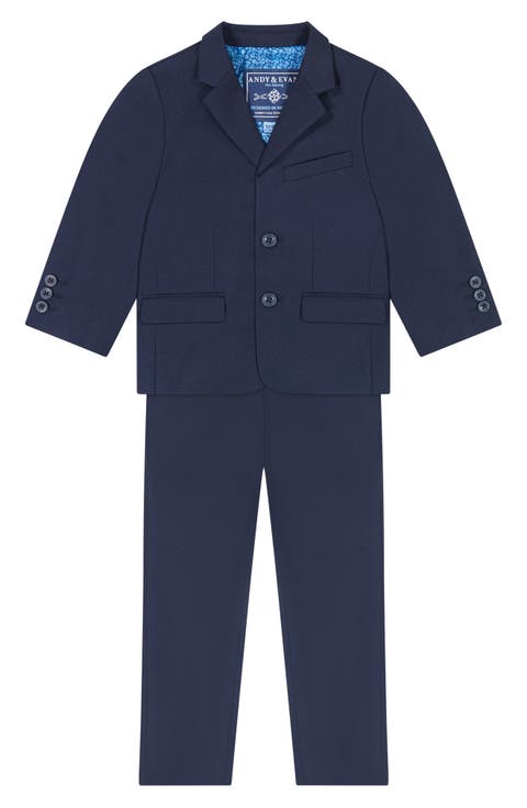 Kids' Solid Stretch Two-Piece Suit (Big Kid)