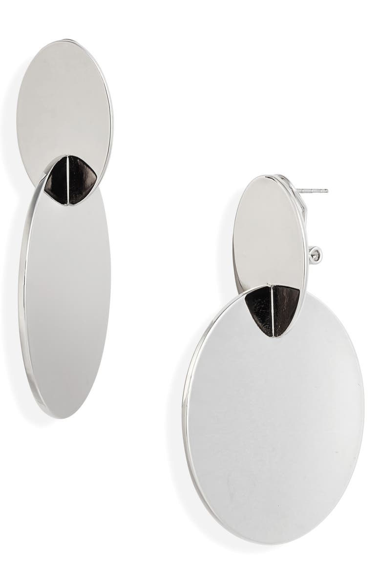 Open Edit Disc Statement Earrings, Main, color, 