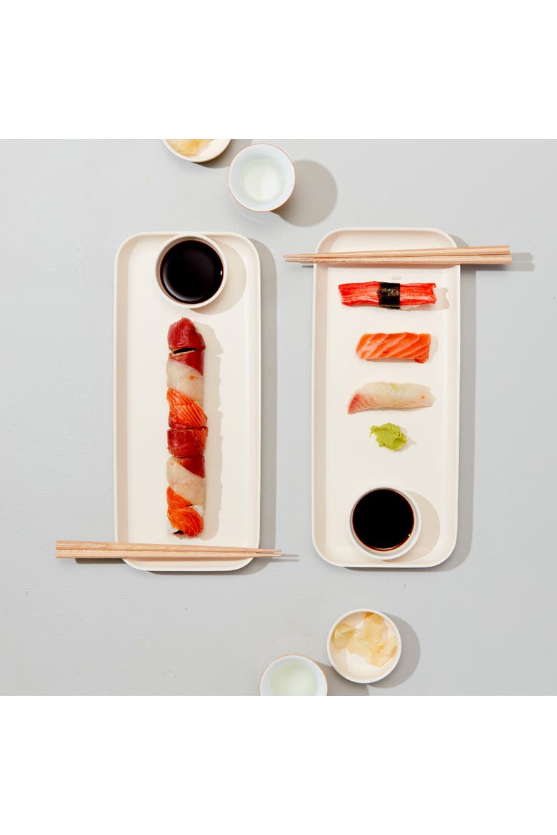 Sushi Set for 2, Alternate, color, Off White