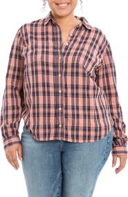 SLINK Jeans Plaid Western Shirt