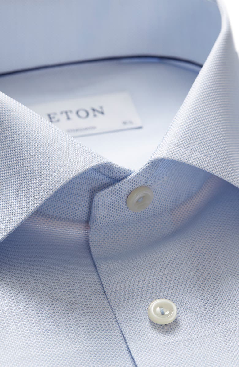 Eton Contemporary Fit Solid Dress Shirt, Alternate, color,