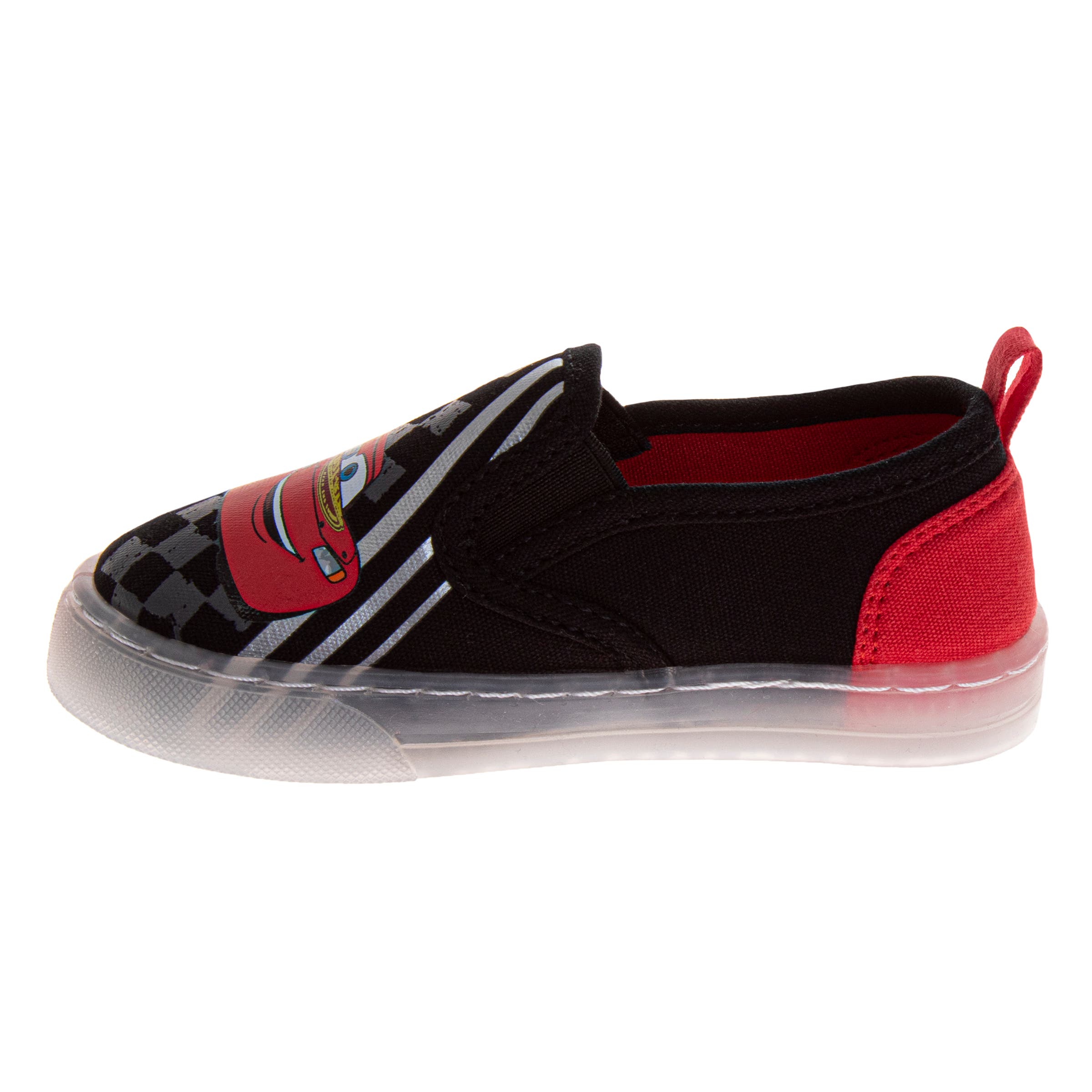 Disney Cars Canvas Sneakers, Alternate, color, Black Red