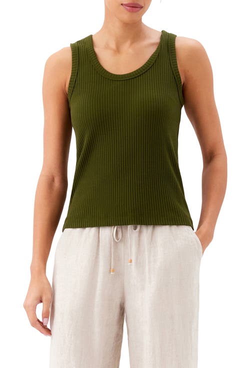 Scoop Neck Rib Tank