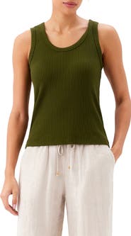 Karen Kane Scoop Neck Rib Tank