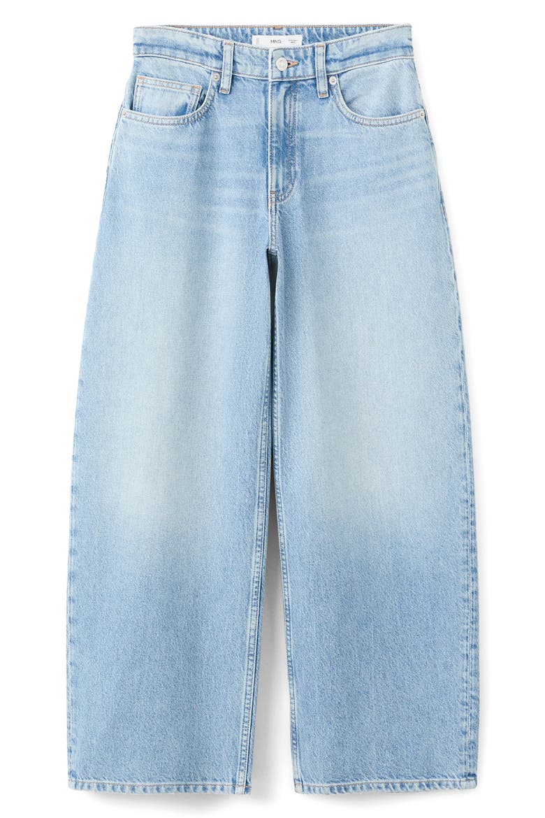 Mid Rise Balloon Jeans, Alternate, color, MEDIUM BLUE
