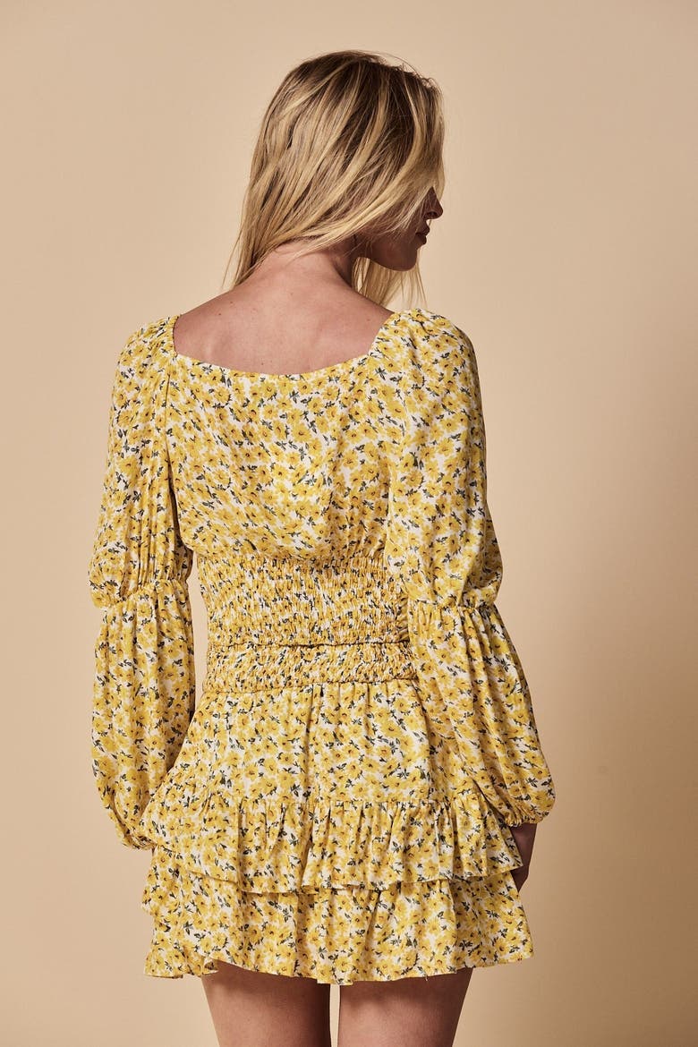 The Long Sleeve Editor Shirt, Alternate, color, Sunflower