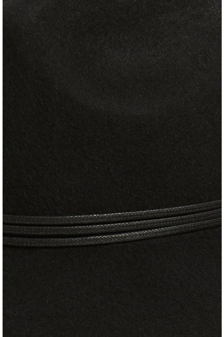 Trim Panama Hat, Alternate, color, BLACK