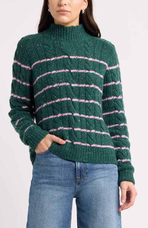 Donegal Cable Knit Sweater