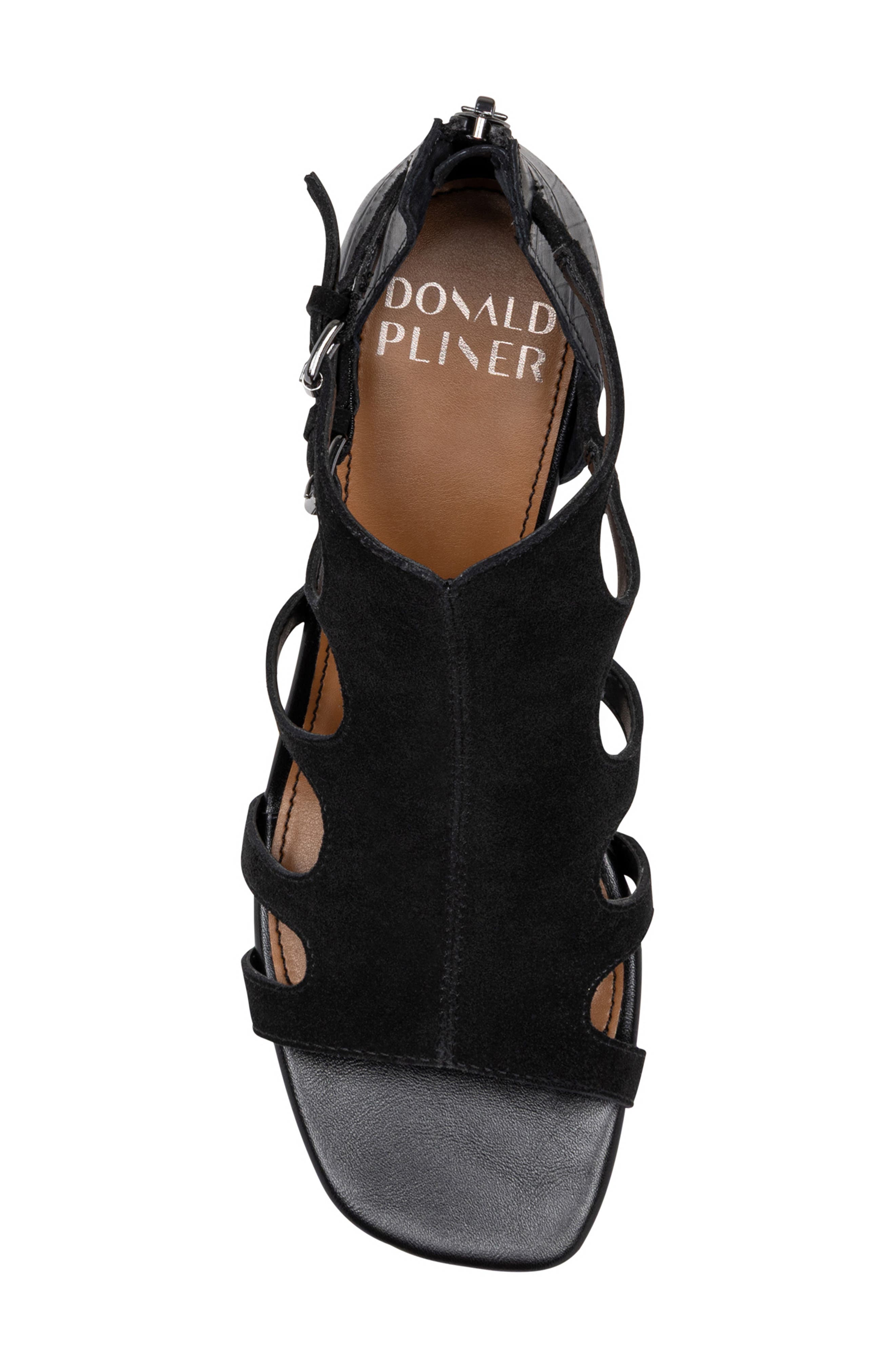 Donald Pliner Cutout Block Heel Sandal, Alternate, color, 