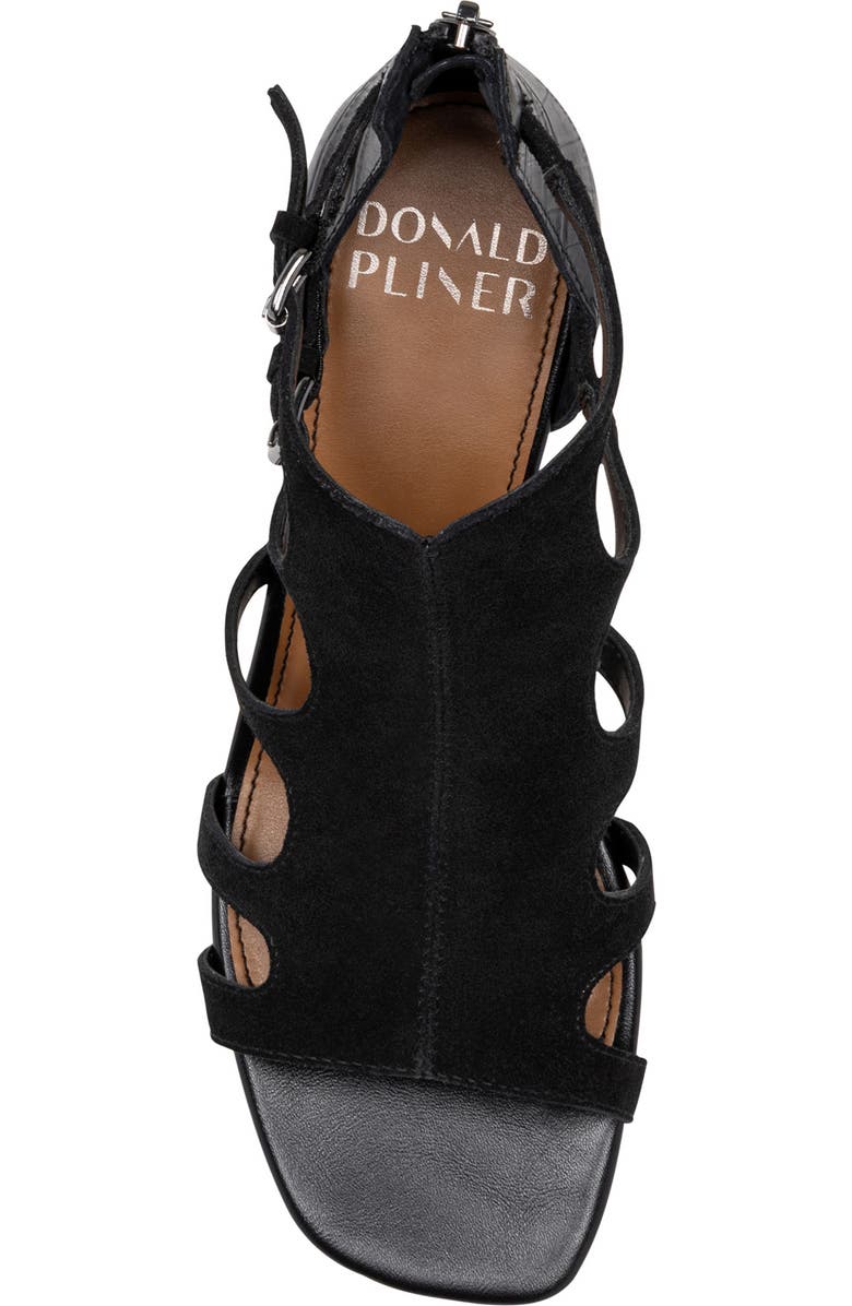 Donald Pliner Cutout Block Heel Sandal, Alternate, color,