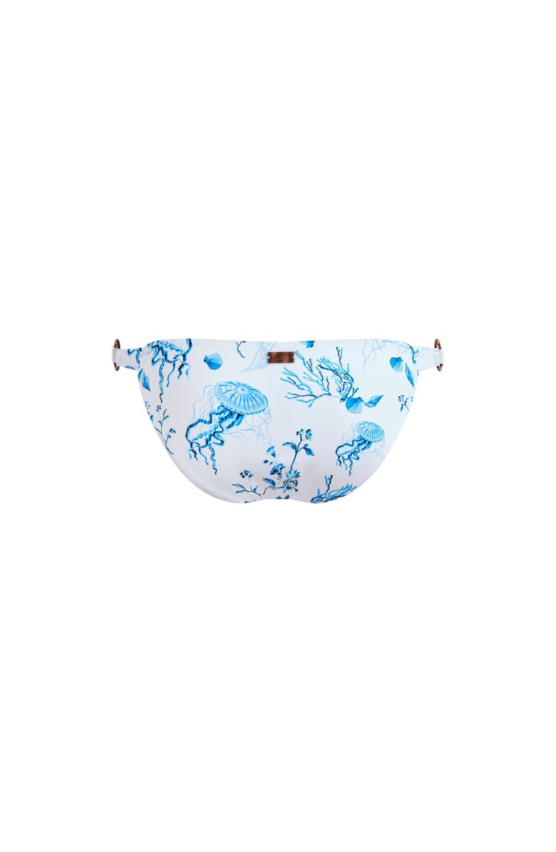 Vilebrequin Mini brief Bikini Bottom Medusa and Shells, Alternate, color, White