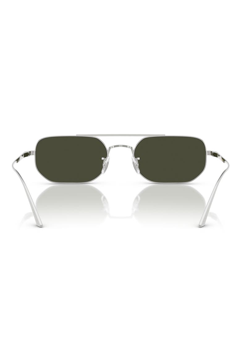 52mm Pillow Sunglasses, Alternate, color, SILVER