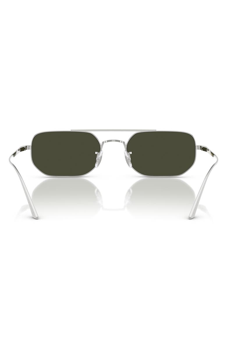 Oliver Peoples 52mm Pillow Sunglasses, Alternate, color, Silver