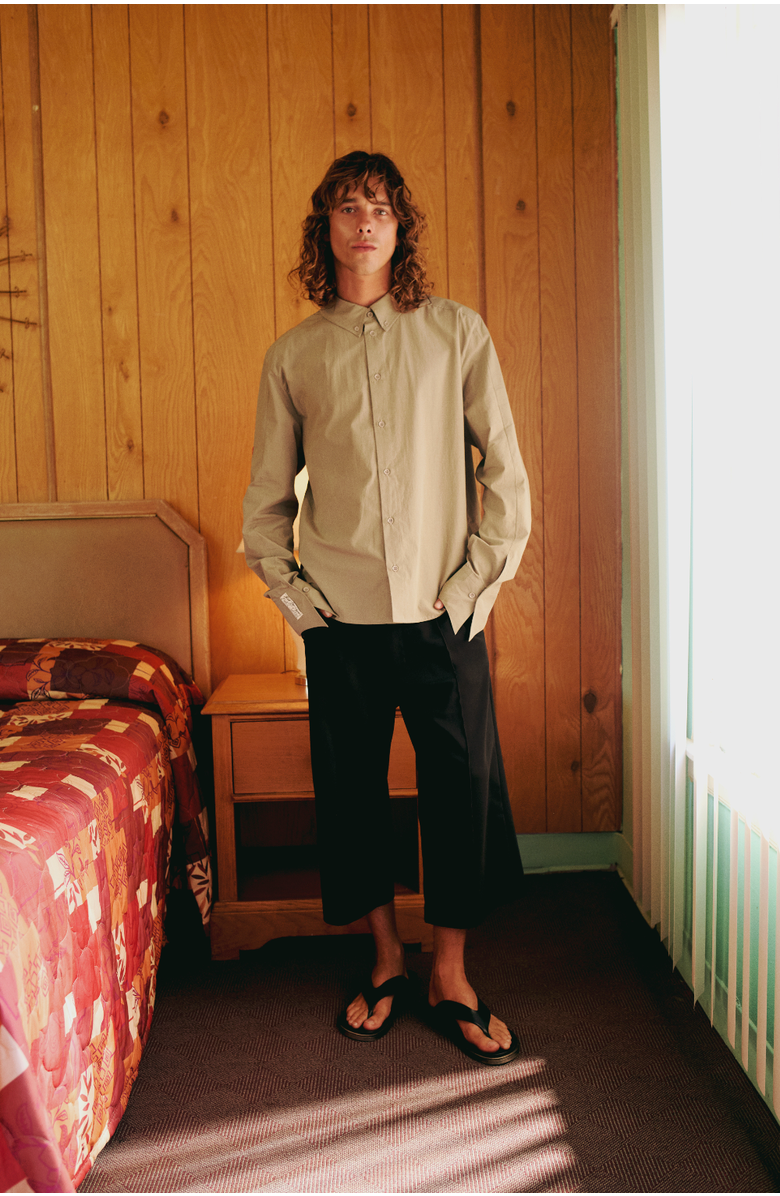 PCFG Pure Cotton Woven Shirt Fit Patch, Alternate, color, Beige