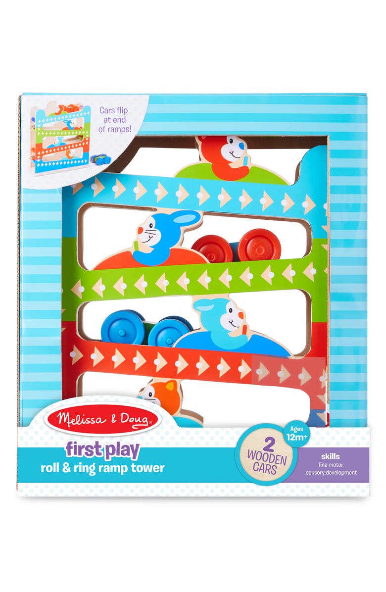 Melissa & Doug Roll & Ring Ramp Tower, Main, color, 