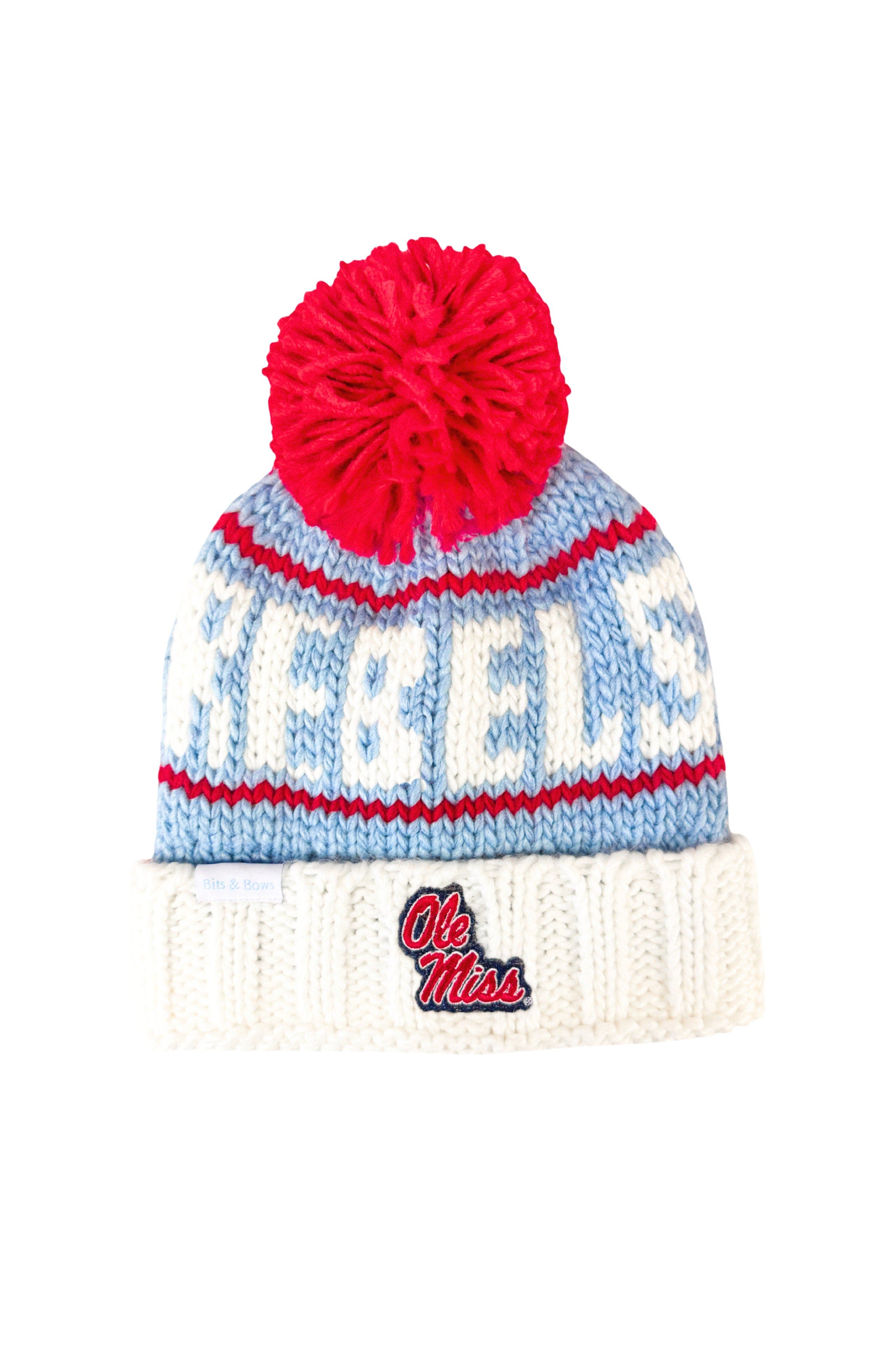 Bits & Bows Ole Miss Bobble Hat | Nordstrom