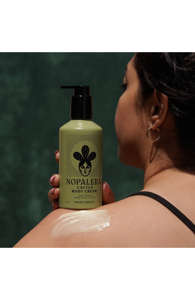 Nopalera Cactus Body Cream, Bosque Místico, Alternate, color, Green