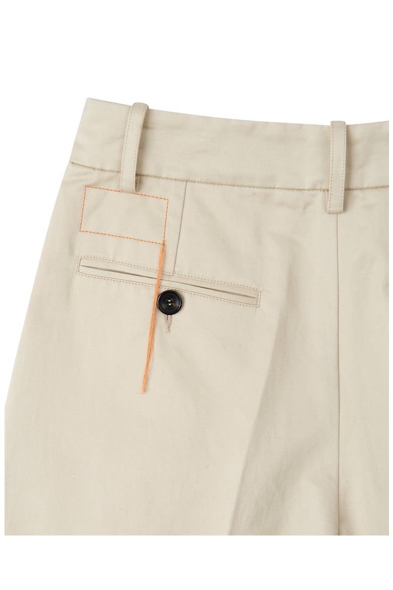 Janet Cotton Pleated Trousers, Alternate, color, CAMEL