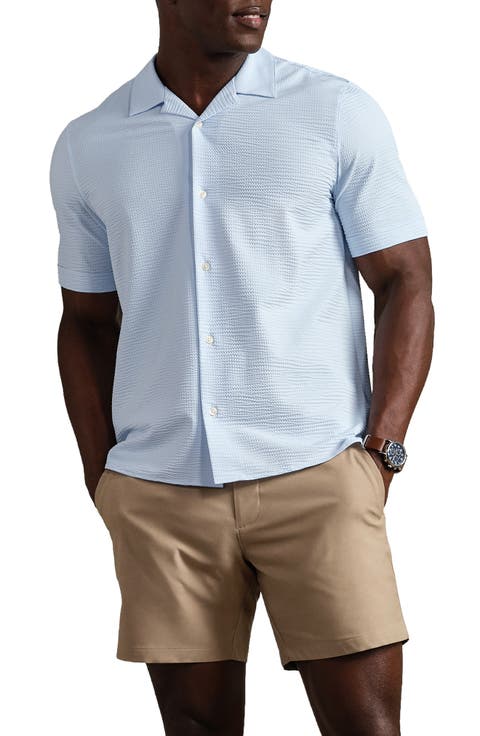 Commuter Seersucker Camp Shirt