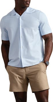 Rhone Commuter Seersucker Camp Shirt