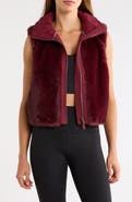 Free People Afterglow Faux Fur Vest