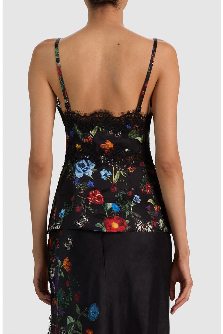 Melodie Lace Trim Camisole, Alternate, color, MOONLIT MANOR SM