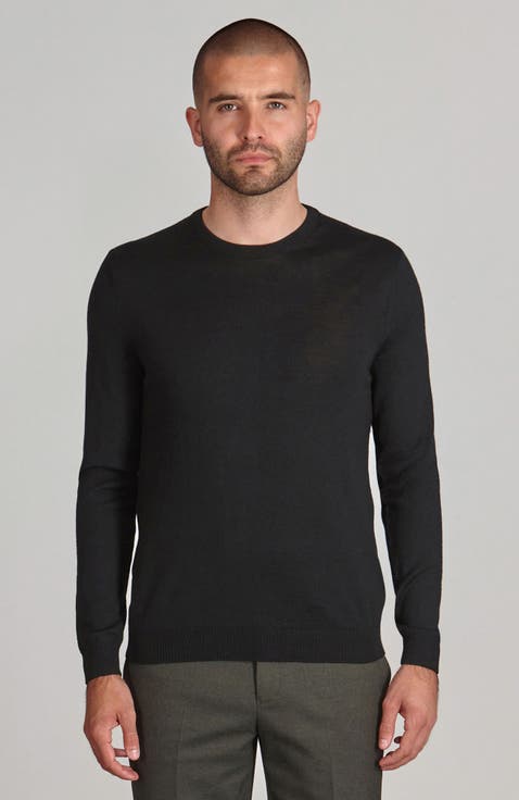 Merino Wool Crew Neck Sweater